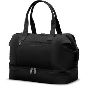 imageSamsonite Better Than Basics Weekender Duffle  Drop Bottom Travel Bag with 14 Laptop Compartment SmartSleeveBlack