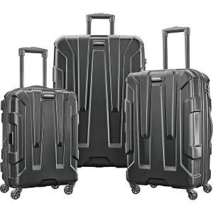 imageSamsonite Centric Hardside Expandable Luggage with Spinner Wheels Black CarryOn 20InchBlack