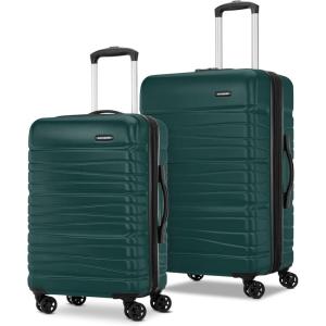 imageSamsonite Evolve SE Hardside Expandable Luggage with Double Spinner Wheels Titanium 3PC Set COMLAlpine Green