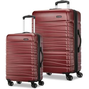 imageSamsonite Evolve SE Hardside Expandable Luggage with Double Spinner Wheels Titanium 3PC Set COMLMatte Burgundy