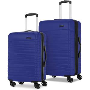 imageSamsonite Evolve SE Hardside Expandable Luggage with Double Spinner Wheels Titanium 3PC Set COMLSaphir Blue
