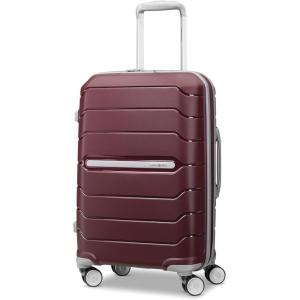 imageSamsonite Freeform 2Piece Luggage Set  CarryOn ampamp Large Checked Luggage with Dual Spinner Wheels  Durable Polypropylene Hardshell  TSA Lock AirlineApproved  Expandable Hard Shell  Light GreyMerlot