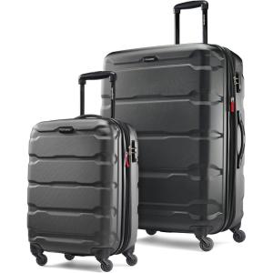 imageSamsonite Omni PC Hardside Expandable Luggage with Spinner Wheels Black CarryOn 20InchBlack