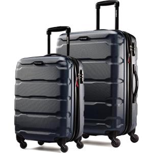 imageSamsonite Omni PC Hardside Expandable Luggage with Spinner Wheels Black CarryOn 20InchNavy