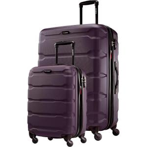 imageSamsonite Omni PC Hardside Expandable Luggage with Spinner Wheels Black CarryOn 20InchPurple