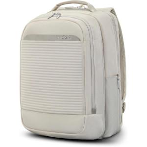 imageSamsonite Paralux 2in1 Travel Backpack Converts into Main Bag  Go Bag LayFlat Packing StackIt Strap Laptop Sleeve ampamp Integrated AirTag Holder  Business ampamp Adventure Travel Bag  OliveStone Grey