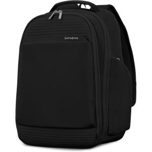imageSamsonite Paralux Everyday Backpack  Laptop ampamp Tablet Backpack with 5 Compartments Removable TecKit Pouch Microsuede Trim Water Bottle Pockets  Work Commute ampamp Travel Bag  Black