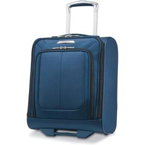 imageSamsonite Solyte DLX Softside Luggage Midnight Black UnderseaterMediterranean Blue