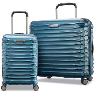 imageSamsonite Stryde 2 Hardside Expandable Luggage with Double Spinner Wheels Medium Glider Deep TealDeep Teal