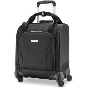 imageSamsonite Underseat CarryOn Spinner With USB Port Jet Black One SizeJet Black