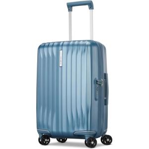 imageSamsonite UpLIFT CarryOn Hardside Luggage with Spinner Wheels  AirlineApproved TSA Lock Adjustable Handle System  Polycarbonate Hard Suitcase for Ultra Lightweight Travel  Silver ShimmyElemental Blue