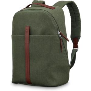 imageSamsonite Virtuosa CarryOn Travel Backpack with Padded Laptop Sleeve Off WhitePine Green