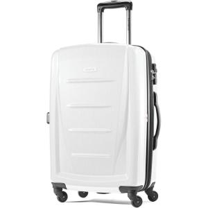 imageSamsonite Winfield 2  20Inch Hardside Luggage with 360 Spinner Wheels TSA Lock Airline Approved  CharcoalBrushed White