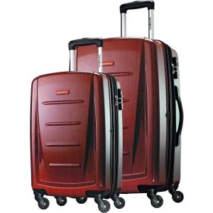 imageSamsonite Winfield 2  20Inch Hardside Luggage with 360 Spinner Wheels TSA Lock Airline Approved  CharcoalBurgundy