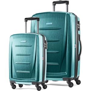 imageSamsonite Winfield 2  20Inch Hardside Luggage with 360 Spinner Wheels TSA Lock Airline Approved  CharcoalCactus Green
