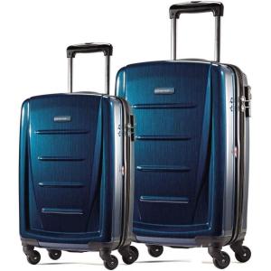 imageSamsonite Winfield 2  20Inch Hardside Luggage with 360 Spinner Wheels TSA Lock Airline Approved  CharcoalDeep Blue