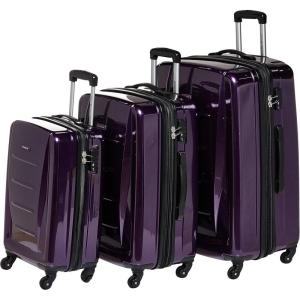 imageSamsonite Winfield 2  20Inch Hardside Luggage with 360 Spinner Wheels TSA Lock Airline Approved  CharcoalDeep Purple
