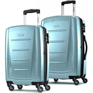 imageSamsonite Winfield 2  20Inch Hardside Luggage with 360 Spinner Wheels TSA Lock Airline Approved  CharcoalIce Blue