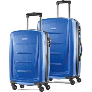imageSamsonite Winfield 2  20Inch Hardside Luggage with 360 Spinner Wheels TSA Lock Airline Approved  CharcoalNordic Blue
