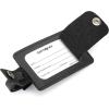 imageSamsonite 2Pack Leather Luggage ID Tag Black Logo One SizeBlack Logo