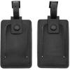 imageSamsonite 2Pack Leather Luggage ID Tag Black Logo One SizeBlack Logo