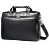 imageSamsonite Leather Slim Briefcase Black 16 InchBlack
