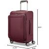 imageSamsonite Lineate Softside Expandable Luggage with Spinner Wheels Carryon Cedar GreenMerlot