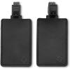 imageSamsonite 2Pack Leather Luggage ID Tag Black Logo One SizeBlack Logo