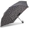 imageSamsonite Compact Auto OpenClose UmbrellaBlackWhite Swirl Dot