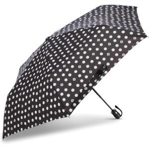 imageSamsonite Compact Auto OpenClose UmbrellaBlackWhite Swirl Dot