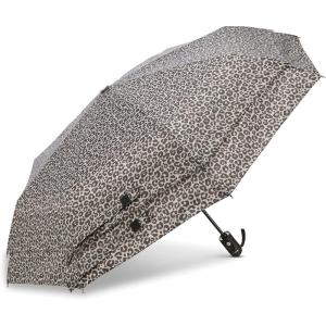 imageSamsonite Compact Auto OpenClose UmbrellaGreyBlack Cheetah