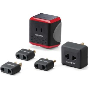 imageSamsonite ConverterAdapter Kit With Pouch BlackRed One SizeBlackRed