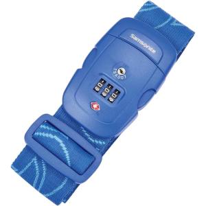 imageSamsonite Luggage Strap Black Combination LockBlue Fantasy